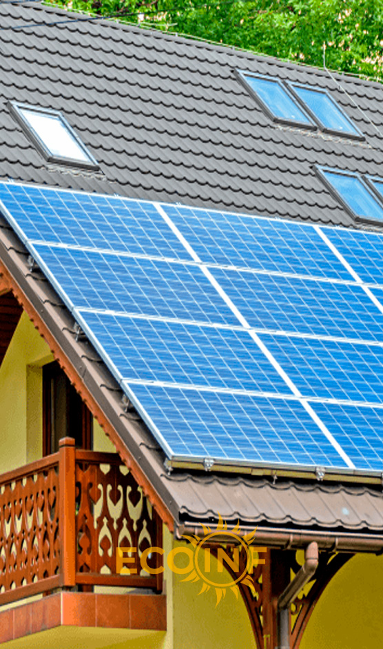 Instalação de painéis solares - Projeto 2